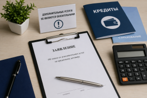 Как отказаться от навязанных услуг банка при оформлении кредита